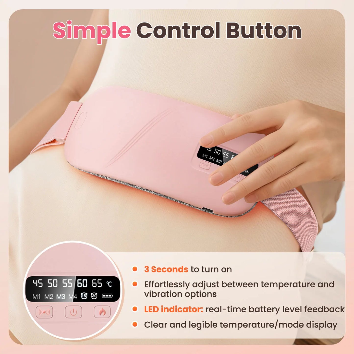 🩸 CrampEase Pro™ Smart Relief for Period Discomfort