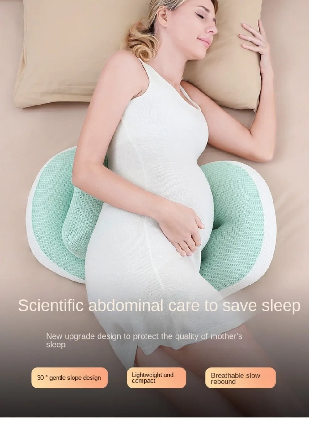MummaRest™ – Ultimate Pregnancy & Postpartum Support Pillow