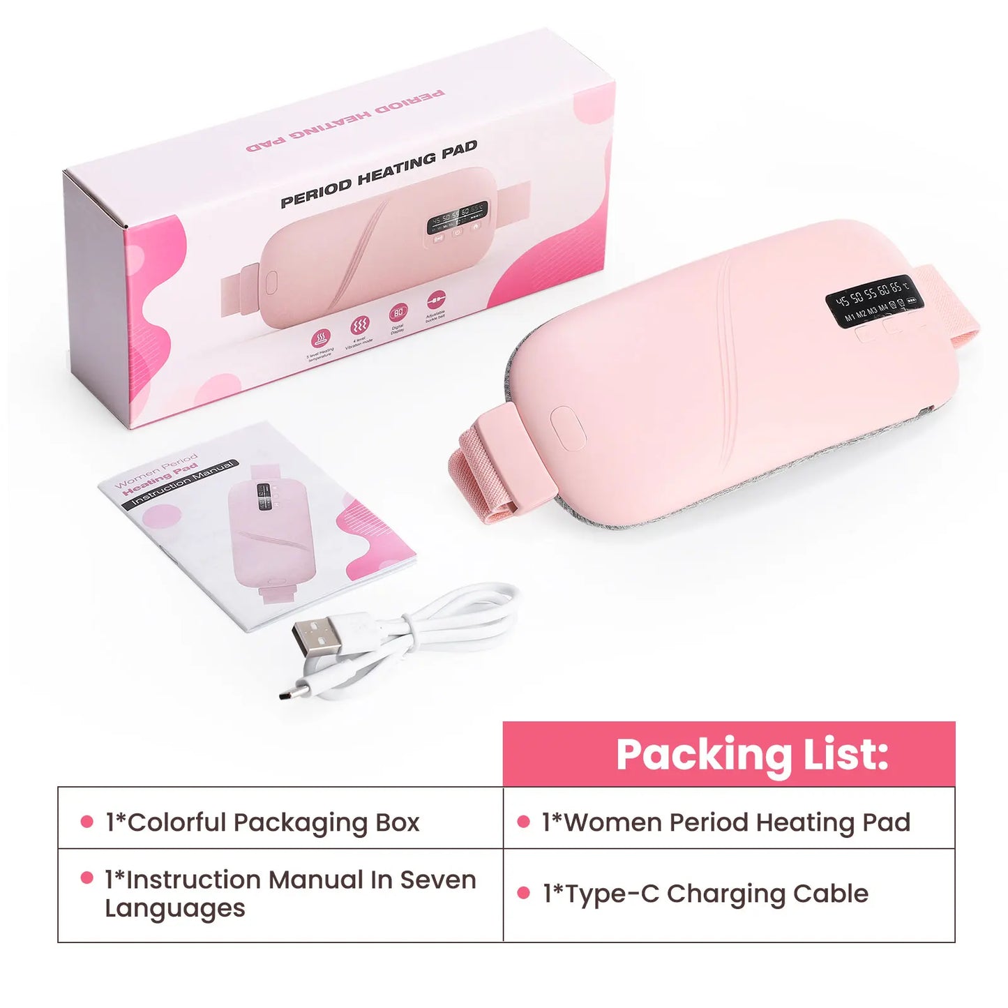 🩸 CrampEase Pro™ Smart Relief for Period Discomfort
