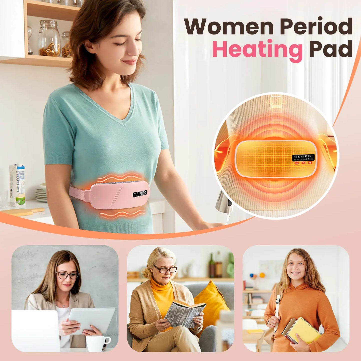 🩸 CrampEase Pro™ Smart Relief for Period Discomfort